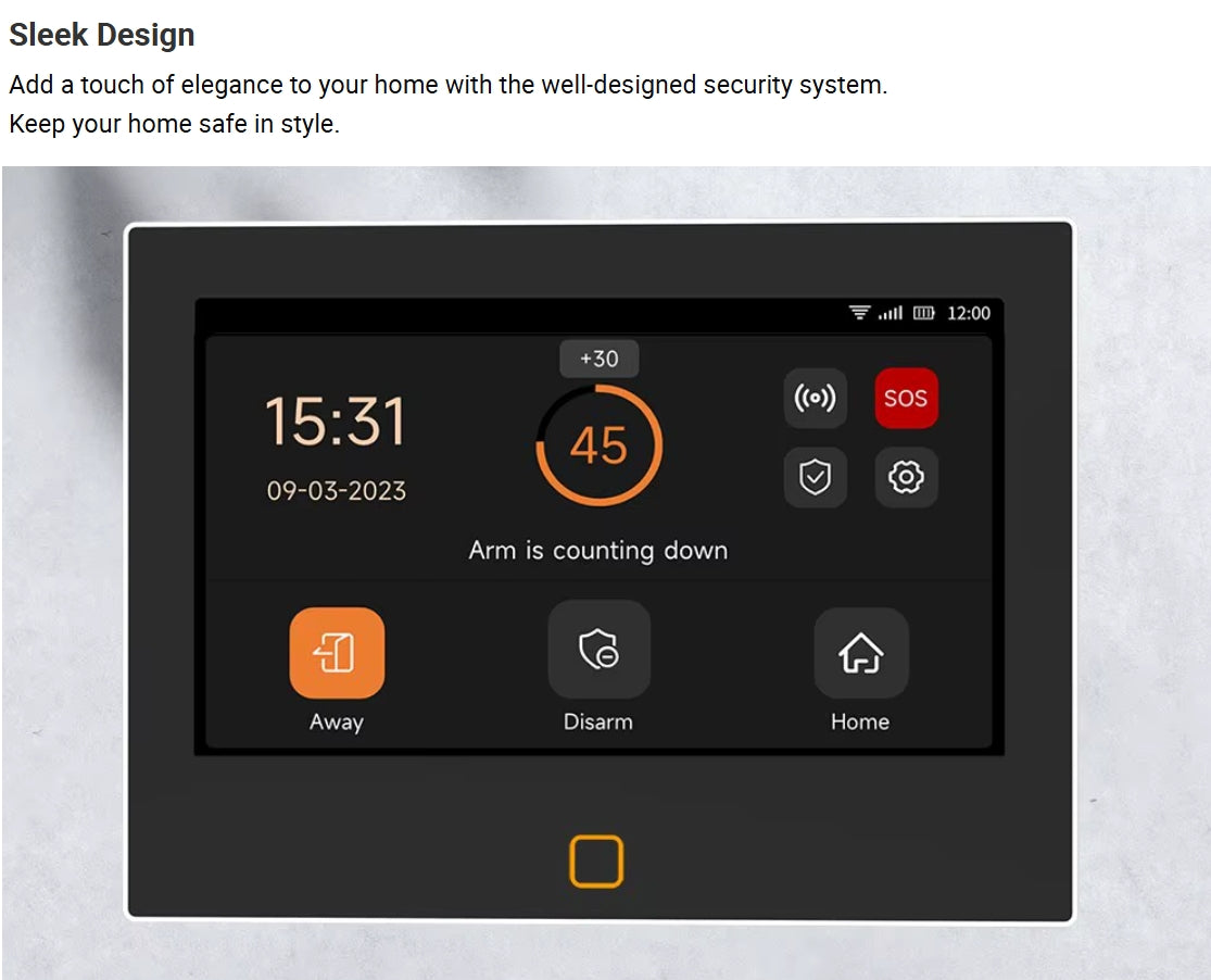 Security Control Panel 700