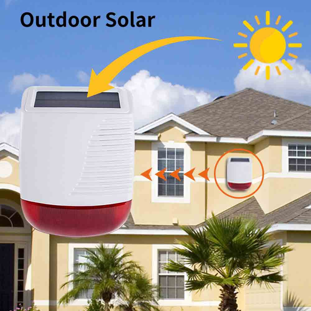 Outdoor Solar Siren 100