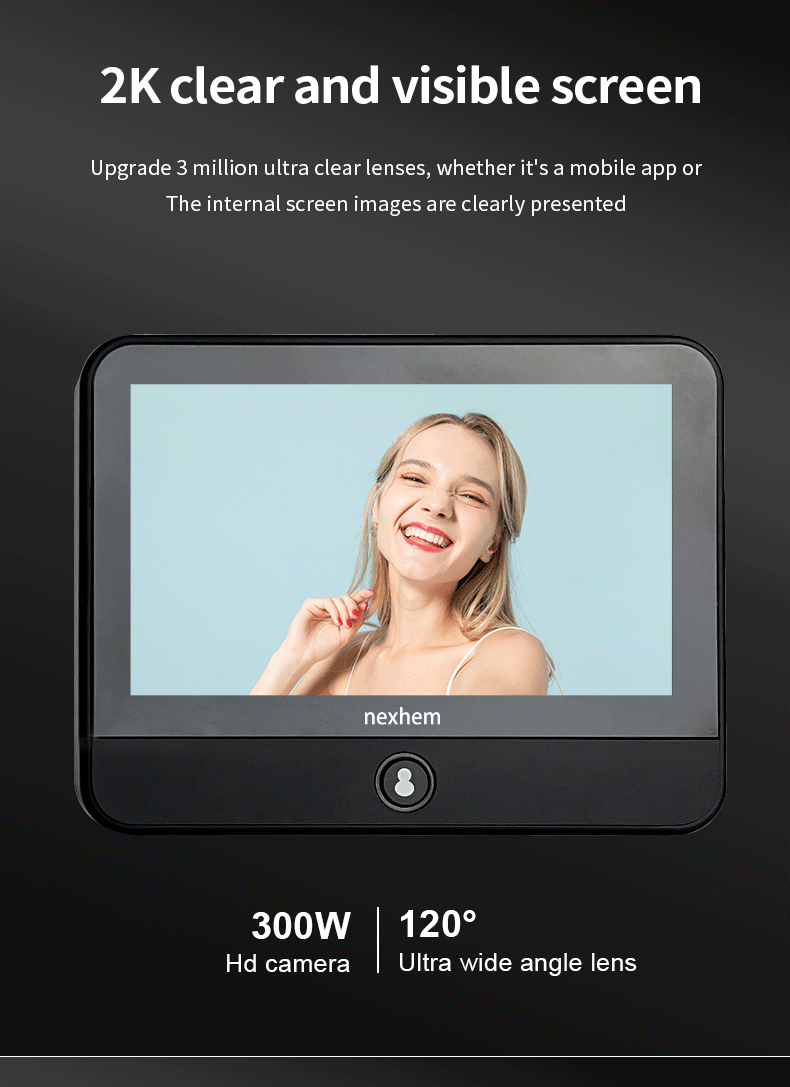 4.3" Smart WiFi Door Viewer 108
