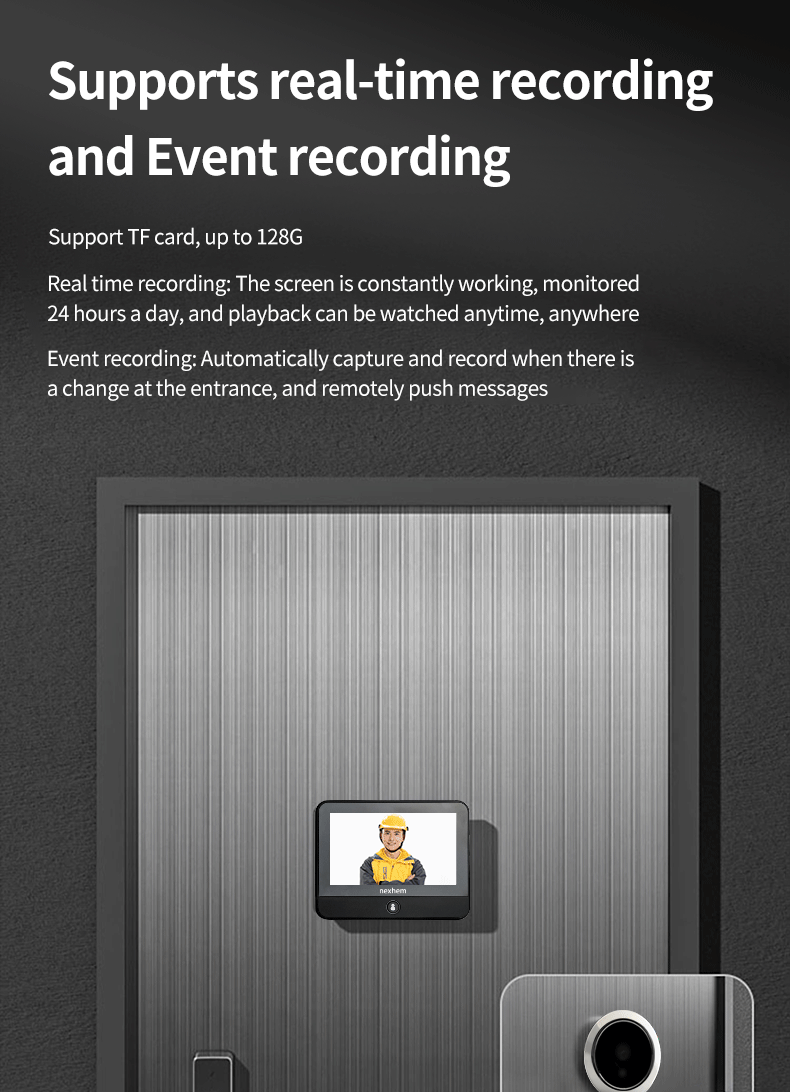 4.3" Smart WiFi Door Viewer 108