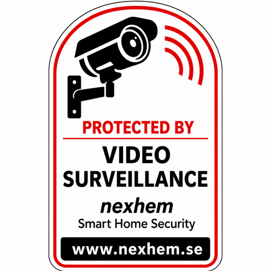 Säkerhetsdekalpaket – CCTV